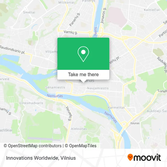 Innovations Worldwide map