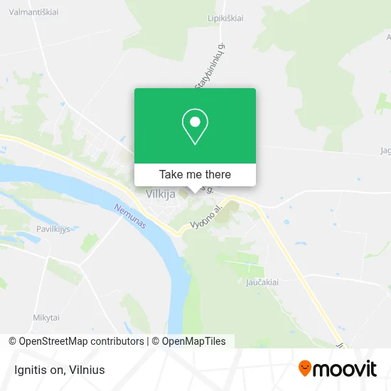 Ignitis on map