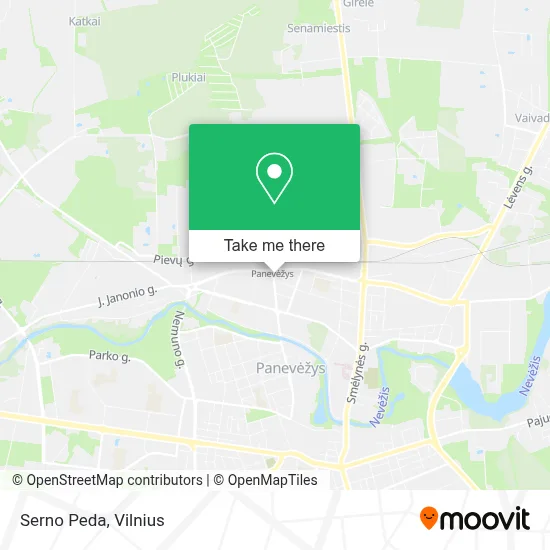 Serno Peda map