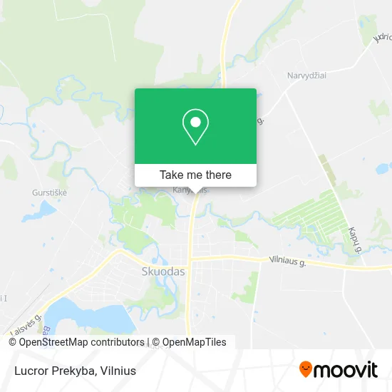 Lucror Prekyba map