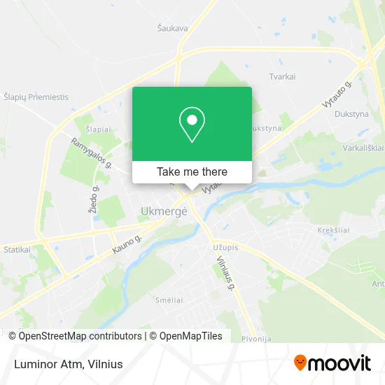 Luminor Atm map