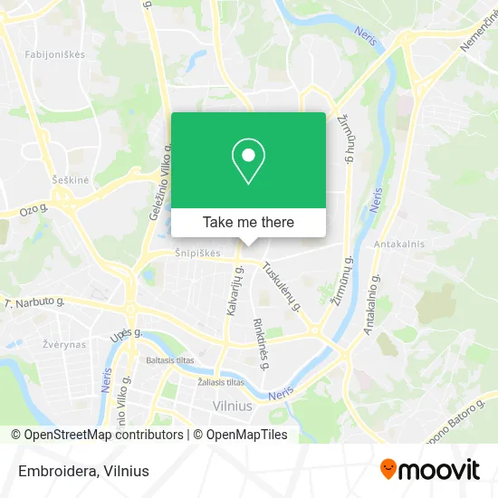 Embroidera map
