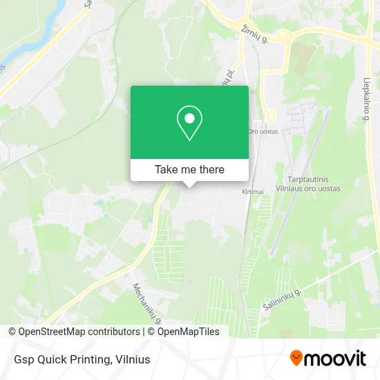 Gsp Quick Printing map