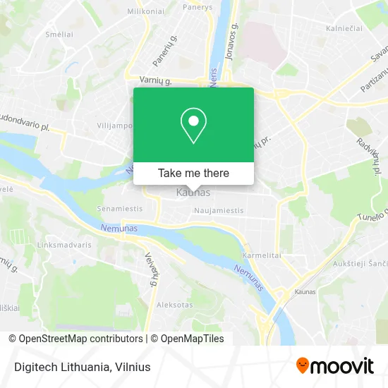 Digitech Lithuania map