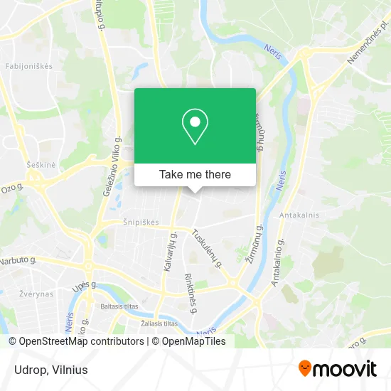 Udrop map