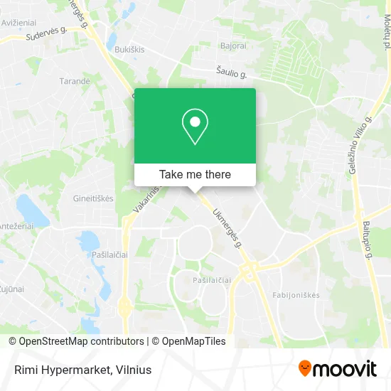 Rimi Hypermarket map