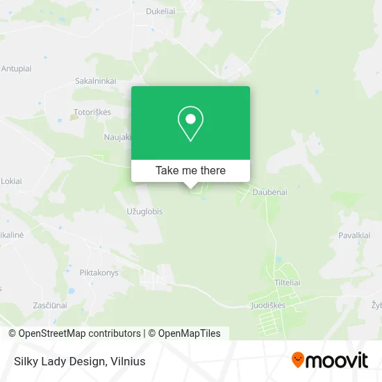 Silky Lady Design map