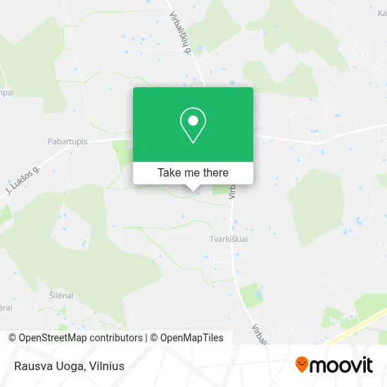 Rausva Uoga map