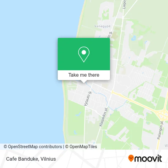 Cafe Banduke map