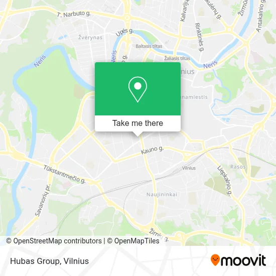 Hubas Group map