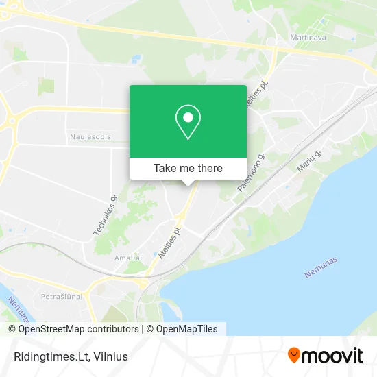 Ridingtimes.Lt map