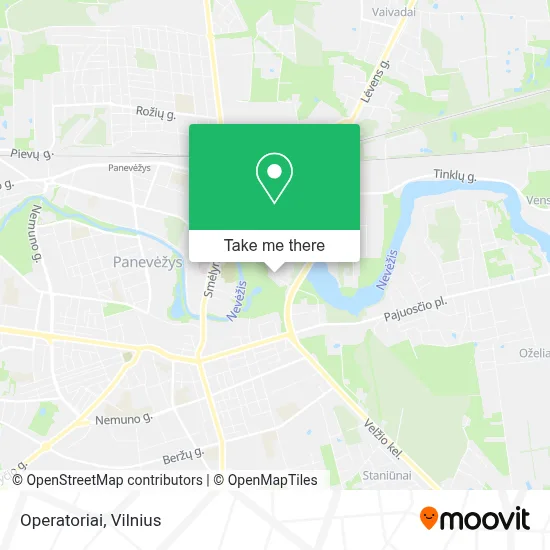 Operatoriai map