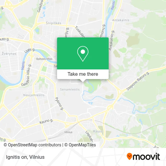 Ignitis on map