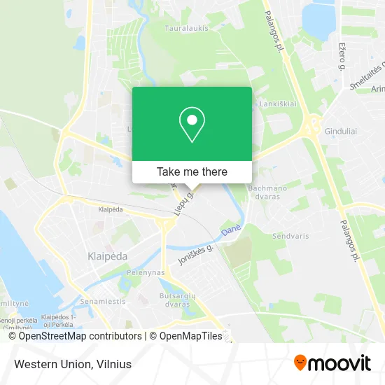 Western Union map