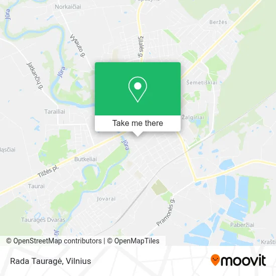 Rada Tauragė map