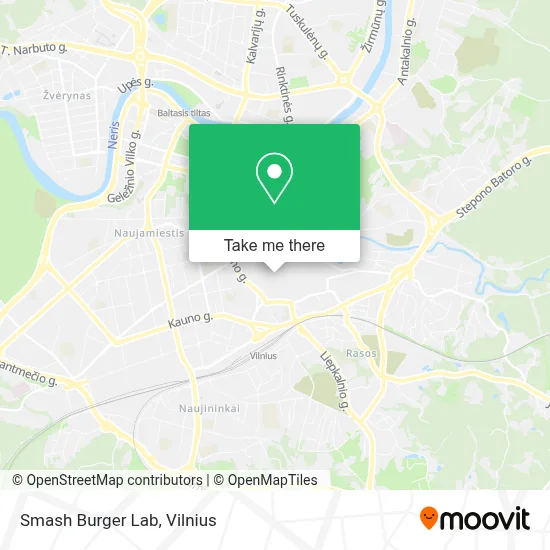 Smash Burger Lab map
