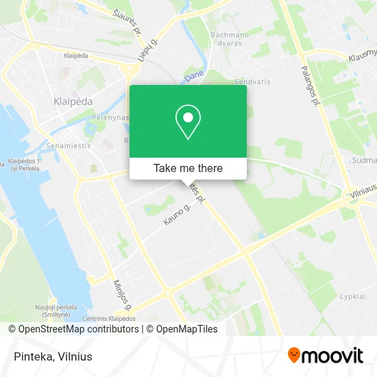 Pinteka map
