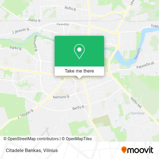 Citadele Bankas map