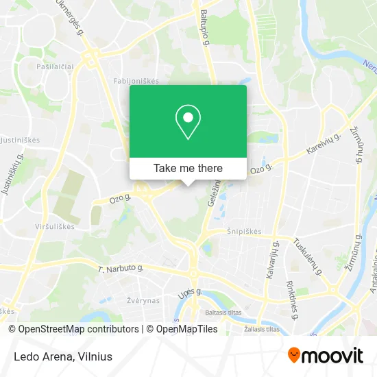 Ledo Arena map