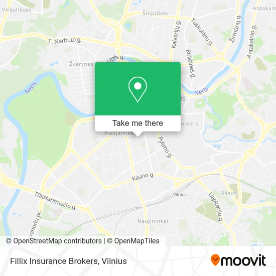 Fillix Insurance Brokers map