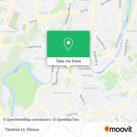 Tentinis Lt map
