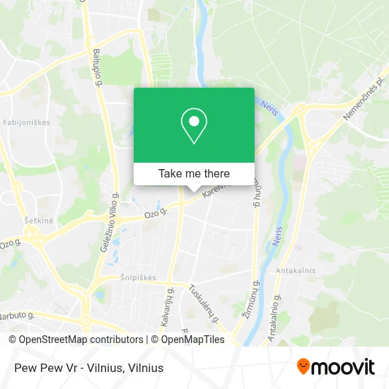 Pew Pew Vr - Vilnius map