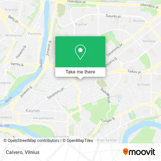 Calvero map