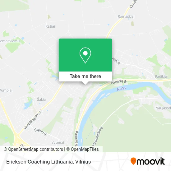 Erickson Coaching Lithuania map
