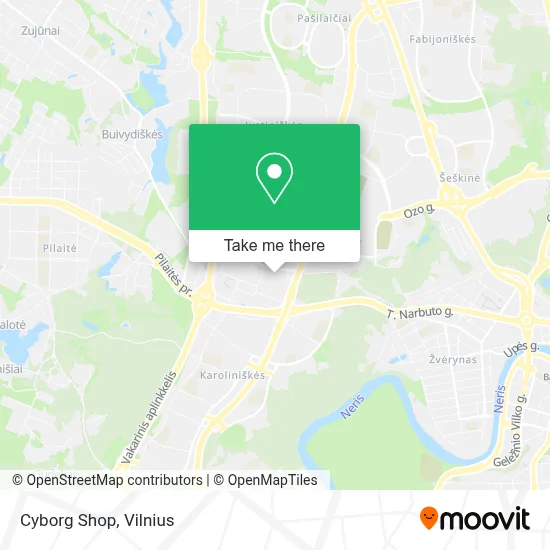 Cyborg Shop map