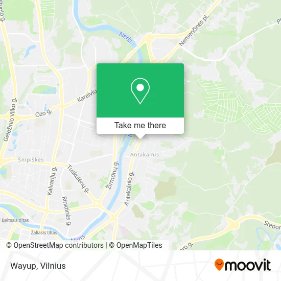 Wayup map