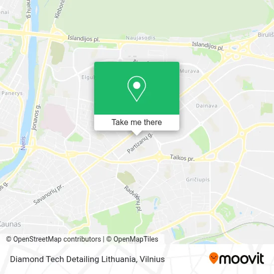 Diamond Tech Detailing Lithuania map