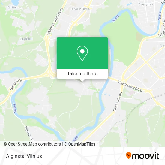 Alginsta map
