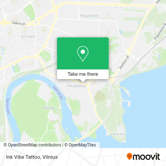 Ink Vibe Tattoo map