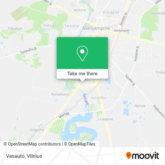 Vasauto map