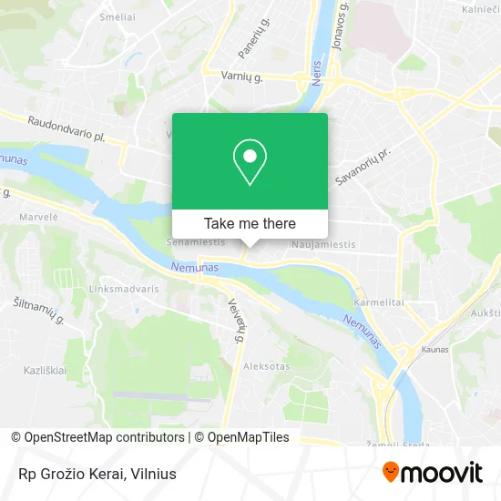Rp Grožio Kerai map