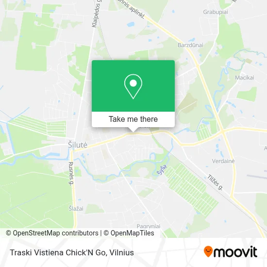 Traski Vistiena Chick'N Go map