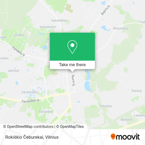 Rokiškio Čeburekai map