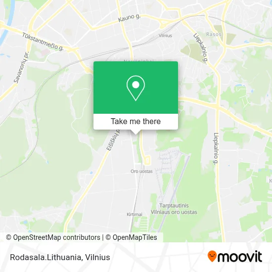 Rodasala.Lithuania map
