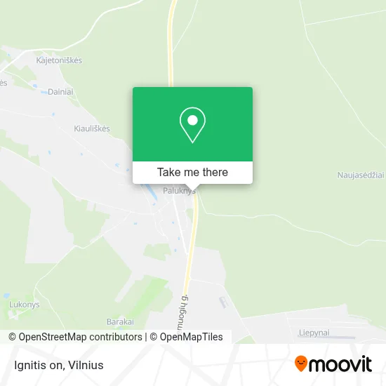 Ignitis on map
