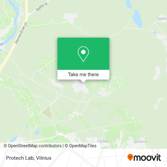 Protech Lab map