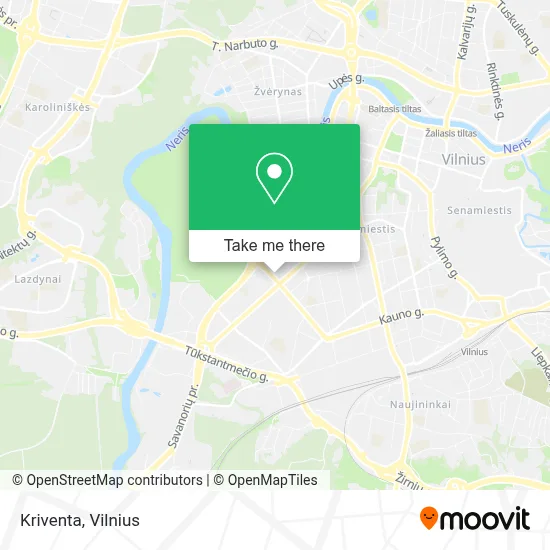 Kriventa map
