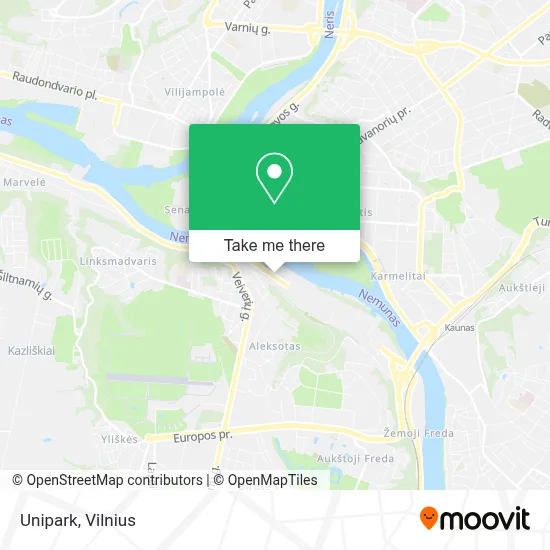 Unipark map
