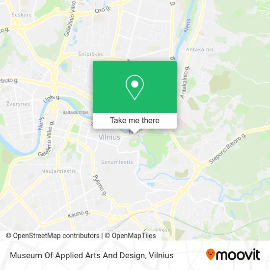 Museum Of Applied Arts And Design map