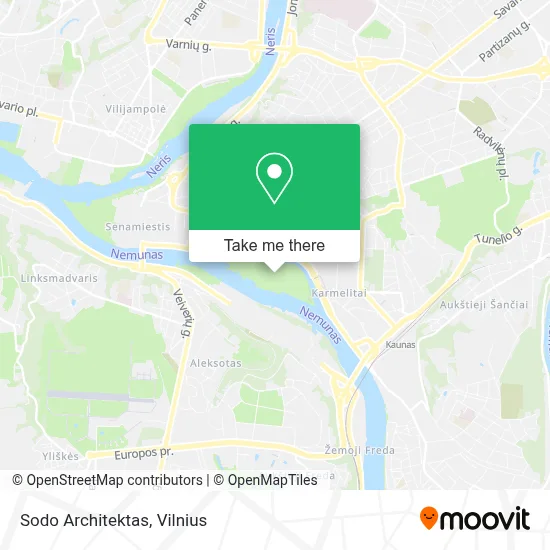 Sodo Architektas map