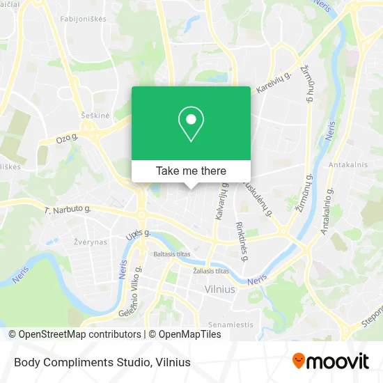 Body Compliments Studio map
