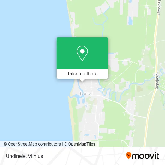 Undinele map