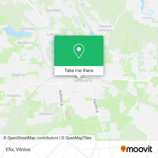 Efix map