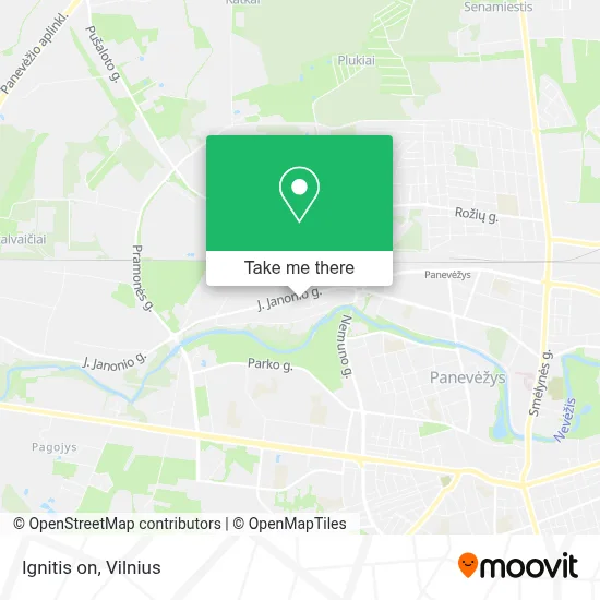 Ignitis on map