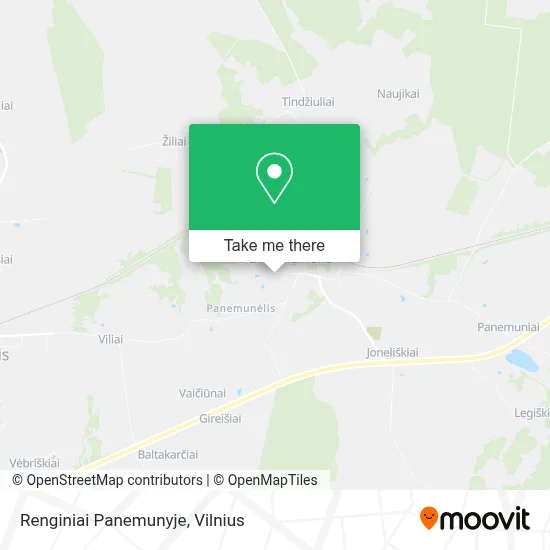 Renginiai Panemunyje map