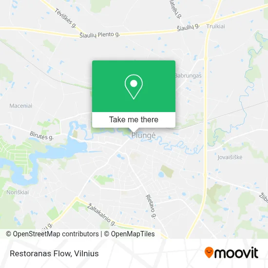 Restoranas Flow map